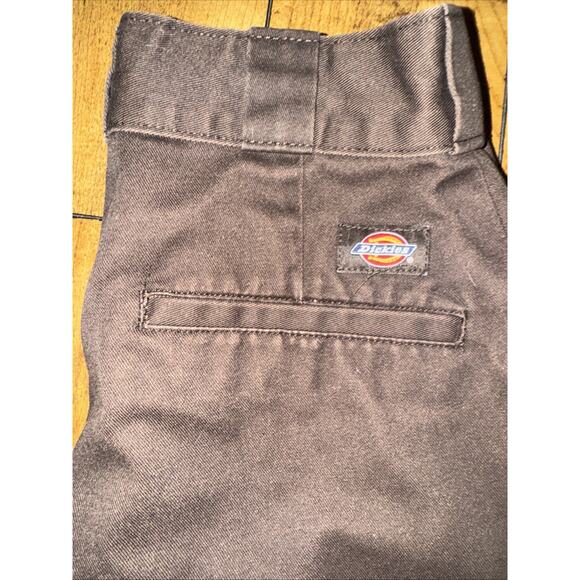Dickies 874 Original Fit Work Pants Brown 26x29 Double Knee Skater Workwear Y2K - Picture 3 of 5